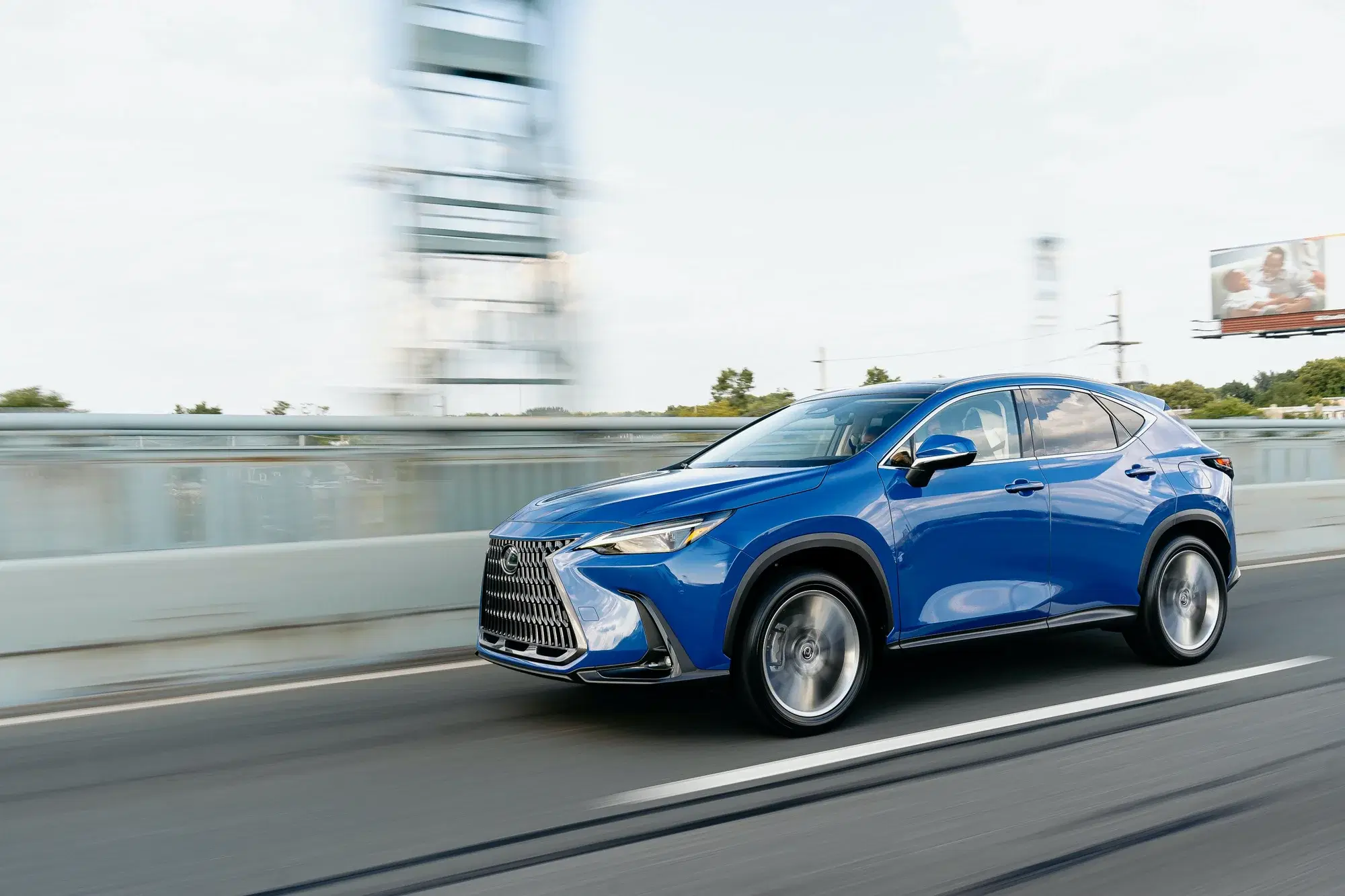 Lexus vehicle in Roam brand marketing photography